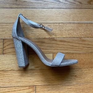 Gold Sparkle High Heels